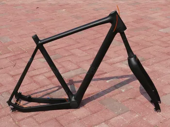 2019 FR-603 Toray Carbon Fiber skivebremse Ramme Cyclocross cykel Cykel Cykel / Ramme + Gaffel + Headset + Klemme 51/ 53 / 55cm