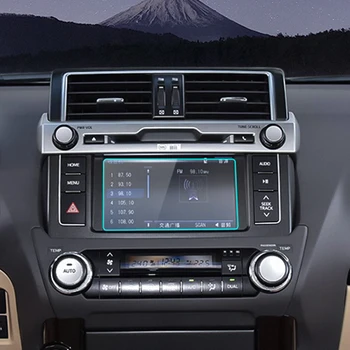 Bil Skærm Beskyttende Film Til Toyota Land Cruiser Prado 150 2010-2019 Bil Navigation Screen Hærdet Glas Beskytter Mærkat