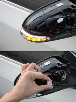 Dynamiske Indikator, der Flyder bakspejlet Blinker Til Toyota Camry Corolla Prius C Venza Scion iM Avalon LED-blinklys Lys