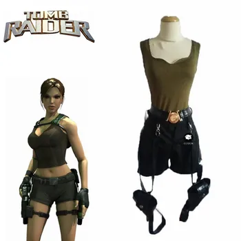 Fordeling kreativ åbning På tilbud! Tomb raider: lara croft cosplay kostume med bag halloween  cosplay kostume tilpasset enhver størrelse \ ny < www.howeskoekken.dk